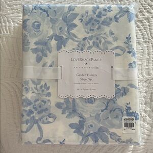 LoveShackFancy Blue Floral Sheet Set